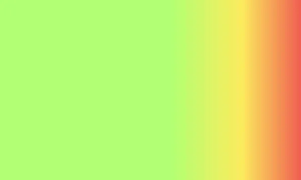 Ontwerp Eenvoudige Licht Geel Licht Groen Rood Verloop Kleur Illustratie — Stockfoto