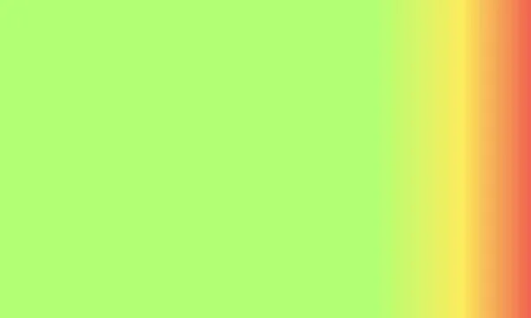 シンプルなライトイエロー ライトグリーン レッドグラデーションカラーイラストの背景はとてもクールです — ストック写真