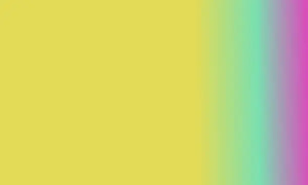 Design Jednoduchý Azurová Žlutá Růžová Gradient Barva Ilustrace Pozadí Velmi — Stock fotografie