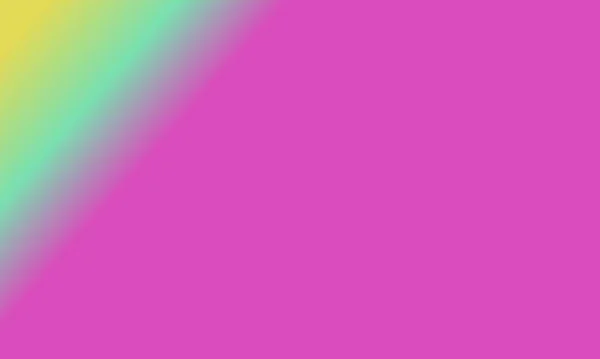 Ontwerp Eenvoudige Cyaan Geel Roze Verloop Kleur Illustratie Achtergrond Zeer — Stockfoto