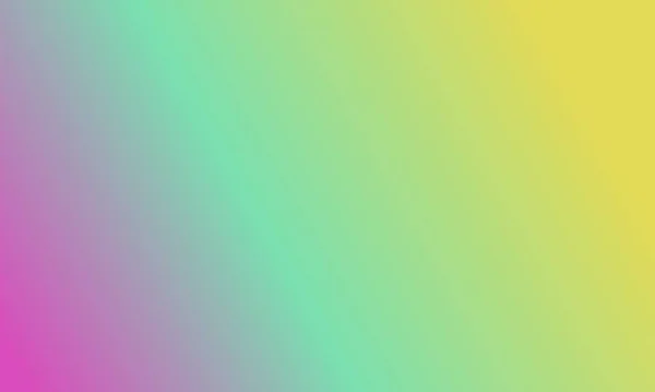 Design simple cyan,yellow and pink gradient color illustration background very cool