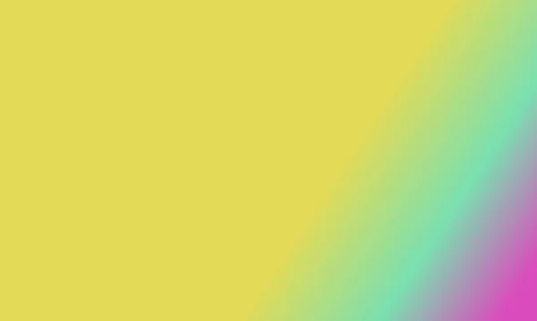 Дизайн Простий Блакитний Жовтий Рожевий Градієнт Кольору Ілюстрації Фон Дуже — стокове фото