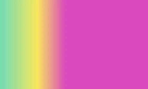 Projekt Prosty Cyjan Żółty Różowy Gradientowy Kolor Ilustracja Tło Bardzo — Zdjęcie stockowe