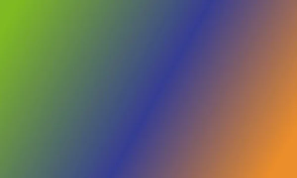 stock image Design simple NAVY BLUE,GREEN and ORANGE gradient color illustration background very cool