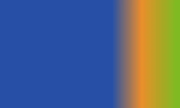 Design Simple Navy Blue Green Orange Gradient Color Illustration Background — Stock Photo, Image