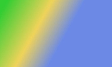 Basit bir kireç yeşili, mavi ve sarı gradyan renk çizimi tasarla.