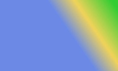 Basit bir kireç yeşili, mavi ve sarı gradyan renk çizimi tasarla.