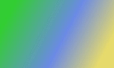 Basit bir kireç yeşili, mavi ve sarı gradyan renk çizimi tasarla.