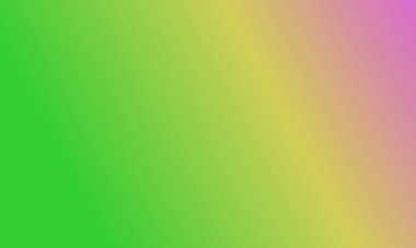 Basit bir kireç yeşili, mor ve sarı gradyan renk çizimi tasarla.