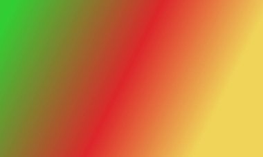 Basit bir kireç yeşili, kırmızı ve sarı gradyan renk çizimi tasarla.