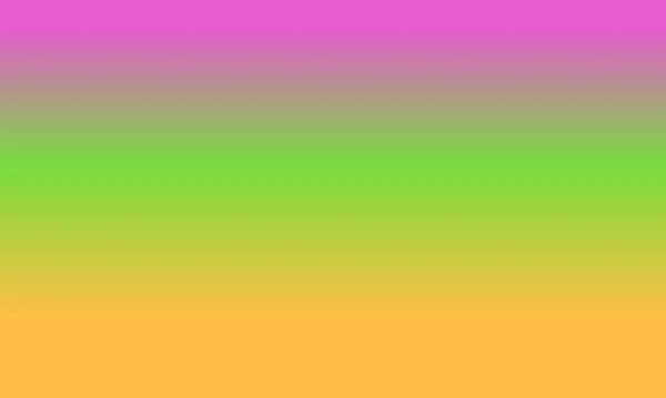 Ontwerp Eenvoudige Mosterd Geel Roze Groen Verloop Kleur Illustratie Achtergrond — Stockfoto