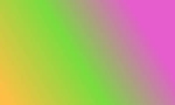 Ontwerp Eenvoudige Mosterd Geel Roze Groen Verloop Kleur Illustratie Achtergrond — Stockfoto