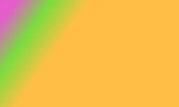 Projekt Prosty Musztarda Żółty Różowy Zielony Gradient Kolor Ilustracja Tło — Zdjęcie stockowe