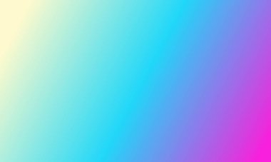 Basit bir Lemonchiffon sarısı, pembe ve mavi gradyan renk çizimi tasarla.