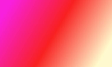 Basit bir Lemonchiffon sarısı, pembe ve kırmızı gradyan renk çizimi tasarla.