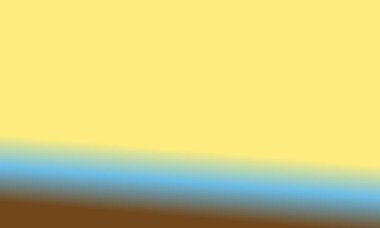 Basit pastel sarı, mavi ve kahverengi gradyan renk çizimi arka planı tasarla.