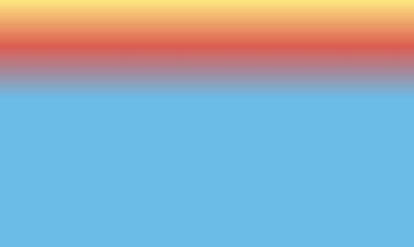 Basit bir pastel sarı, mavi ve kırmızı gradyan renk çizimi tasarla.