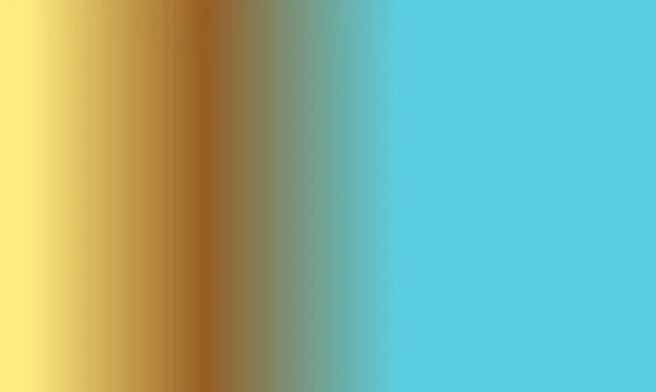 デザインシンプルなパステルイエロー 青と茶色のグラデーションカラーイラストの背景は非常にクールな — ストック写真