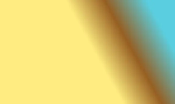 Projekt Prosty Pastel Żółty Niebieski Brązowy Gradientowy Kolor Ilustracji Tło — Zdjęcie stockowe