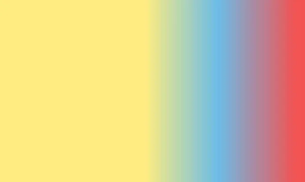Design simple pastel yellow,blue and red gradient color illustration background very cool