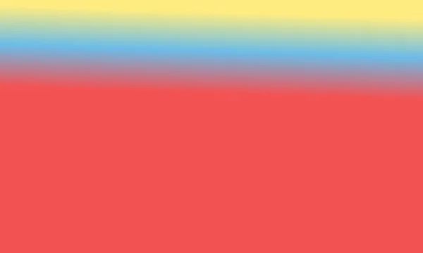 Design Einfache Pastellgelb Blau Und Rot Farbverlauf Illustration Hintergrund Sehr — Stockfoto