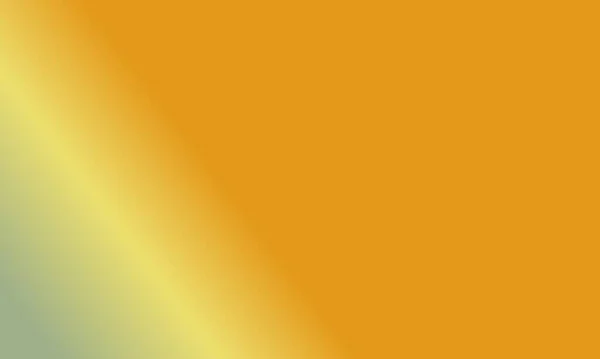 设计简单的鼠尾草绿色 橙色和黄色渐变色图解背景非常酷 — 图库照片