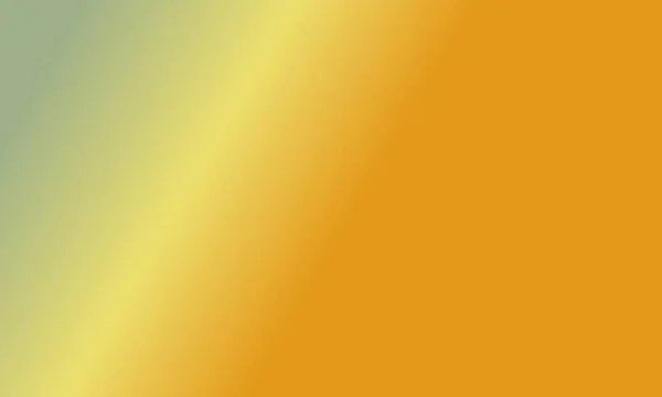 Design Enkel Salvia Grön Orange Och Gul Lutning Färg Illustration — Stockfoto