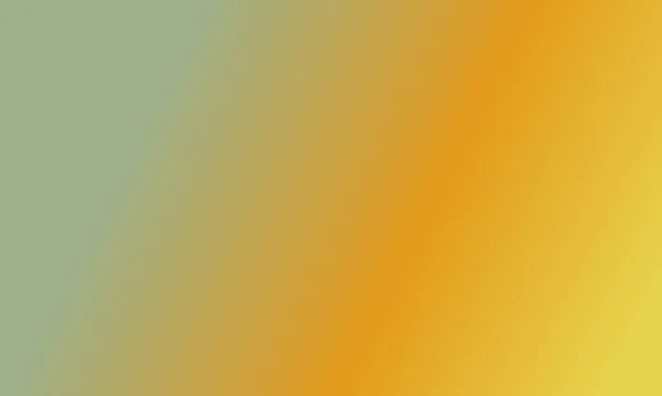 Basit Bir Adaçayı Yeşili Turuncu Sarı Gradyan Renk Çizimi Çok — Stok fotoğraf