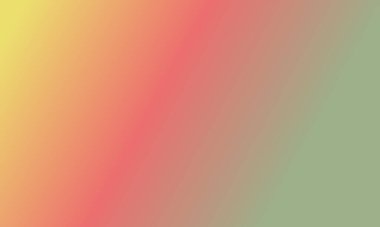 Basit adaçayı yeşili, kırmızı ve sarı gradyan renk çizimi arkaplanı çok havalı