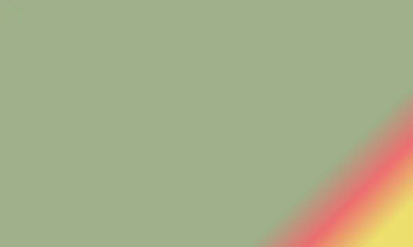 设计简朴的鼠尾草绿色 红色和黄色渐变图解背景非常酷 — 图库照片