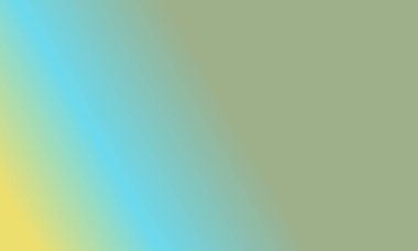 Basit adaçayı yeşili, cyan ve sarı gradyan renk çizimi arkaplanı çok havalı.