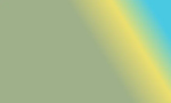 设计简单的鼠尾草绿色 青色和黄色渐变色图解背景非常酷 — 图库照片
