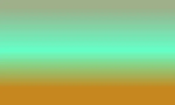 Basit Adaçayı Yeşili Cyan Turuncu Gradyan Renk Çizimi Arkaplanı Çok — Stok fotoğraf