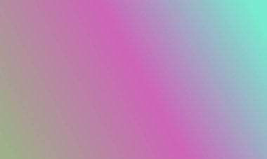 Basit bir adaçayı yeşili, cyan ve pembe gradyan renk çizimi tasarla. Çok havalı.