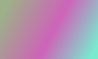 Basit bir adaçayı yeşili, cyan ve pembe gradyan renk çizimi tasarla. Çok havalı.