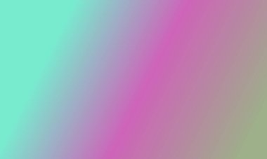 Basit bir adaçayı yeşili, cyan ve pembe gradyan renk çizimi tasarla. Çok havalı.