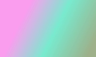 Basit bir adaçayı yeşili, cyan ve pembe gradyan renk çizimi tasarla. Çok havalı.