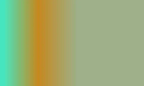 Progettazione Semplice Verde Salvia Ciano Arancio Gradiente Colore Illustrazione Sfondo — Foto Stock