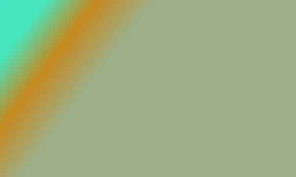 Design Enkel Salvia Grön Cyan Och Orange Lutning Färg Illustration — Stockfoto