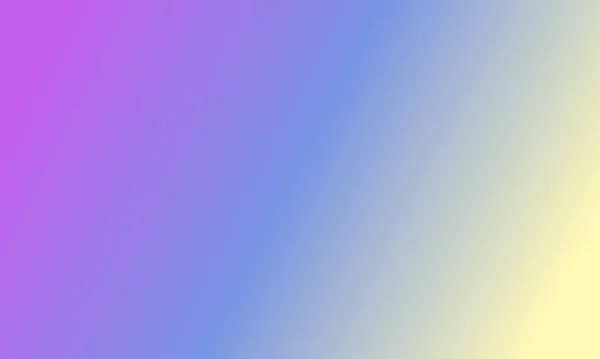 Ontwerp Eenvoudige Pastel Geel Blauw Roze Verloop Kleur Illustratie Achtergrond — Stockfoto