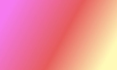 Basit pastel sarı, kırmızı ve pembe gradyan renk çizimi arkaplanı tasarla.