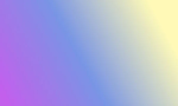 Design Semplice Pastello Giallo Blu Rosa Gradiente Colore Illustrazione Sfondo — Foto Stock
