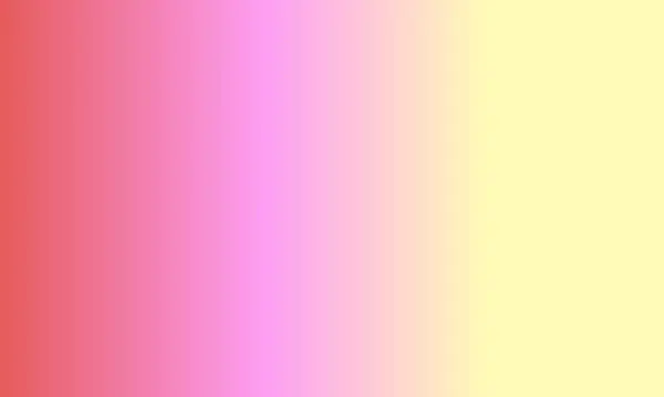 Ontwerp Eenvoudige Pastel Geel Rood Roze Verloop Kleur Illustratie Achtergrond — Stockfoto