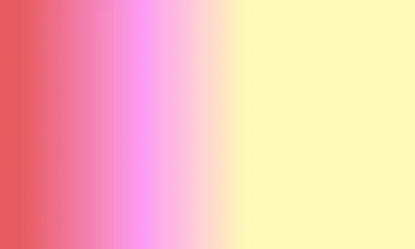Design Simple Pastel Yellow Red Pink Gradient Color Illustration Background — Stock Photo, Image