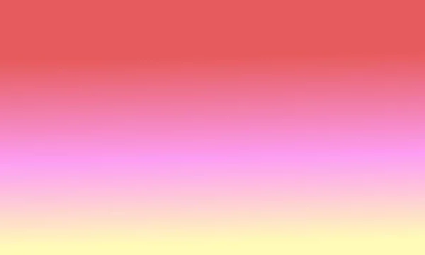 Ontwerp Eenvoudige Pastel Geel Rood Roze Verloop Kleur Illustratie Achtergrond — Stockfoto