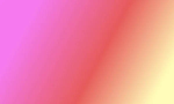Design simple pastel yellow,red and pink gradient color illustration background very cool