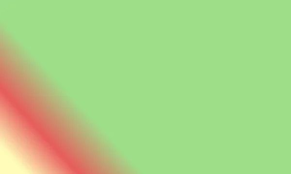 デザインシンプルなパステルイエロー 赤と緑のグラデーションカラーイラストの背景は非常にクールな — ストック写真