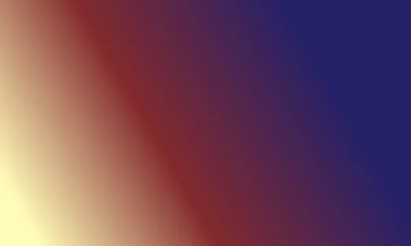 Ontwerp Eenvoudige Pastel Geel Marine Blauw Kastanjebruin Gradiënt Kleur Illustratie — Stockfoto