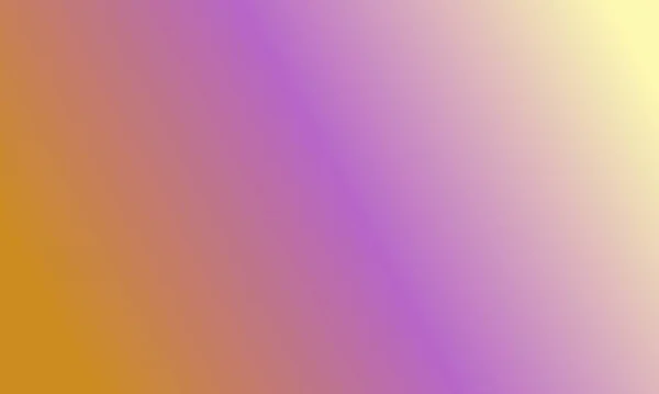 Σχεδιασμός Απλό Παστέλ Κίτρινο Μοβ Και Καφέ Χρώμα Κλίση Εικονογράφηση — Φωτογραφία Αρχείου