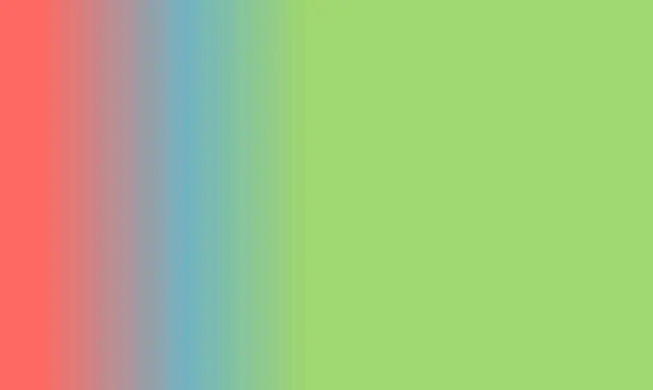 デザインシンプルなパステルレッド 青と緑のグラデーションカラーイラストの背景は非常にクールな — ストック写真